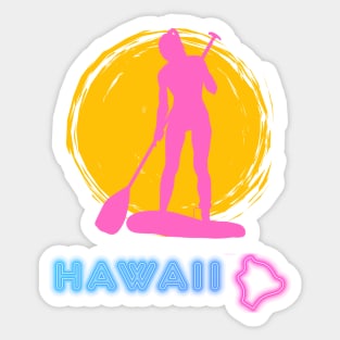 SUP Big Island Style Sticker